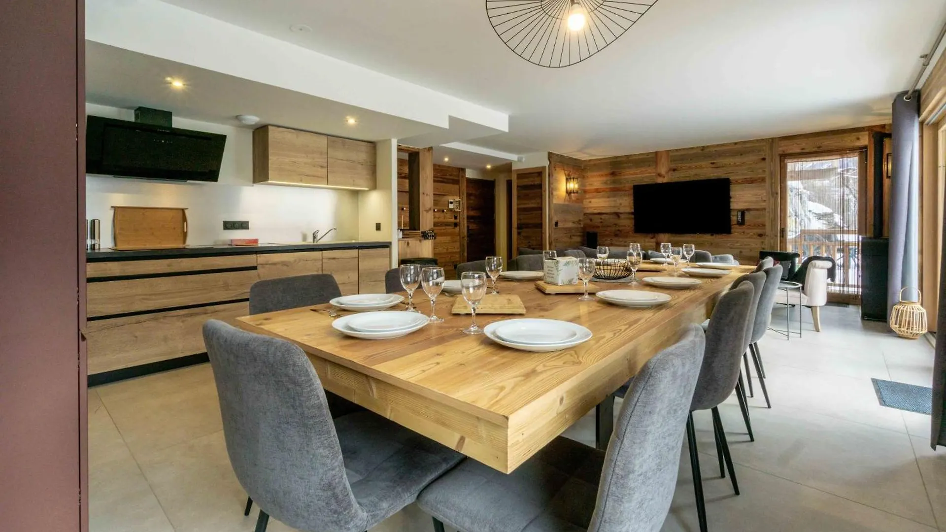 Chalet La Turra, Spa Privee Lanslebourg-Mont-Cenis Appartement